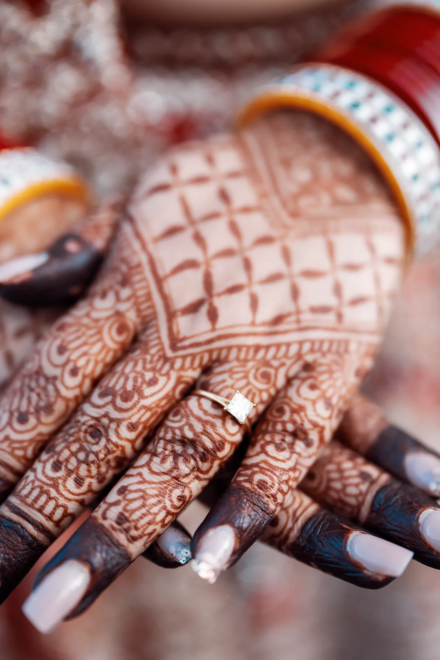 Indian bride in traditional wedding attire during bridal portraits in Melbourne