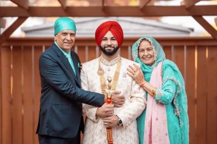 Emotional family moments during an Indian wedding in Melbourne