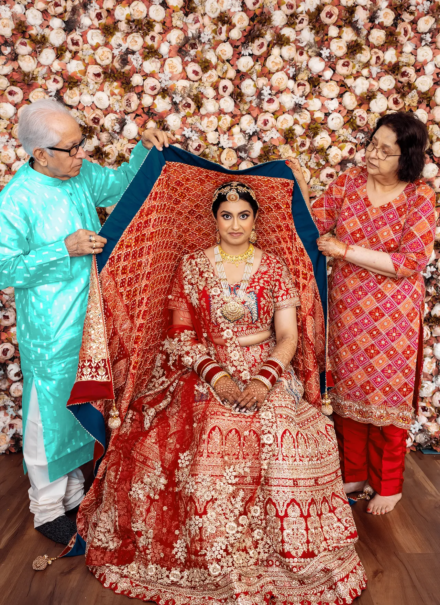 Emotional family moments during an Indian wedding in Melbourne
