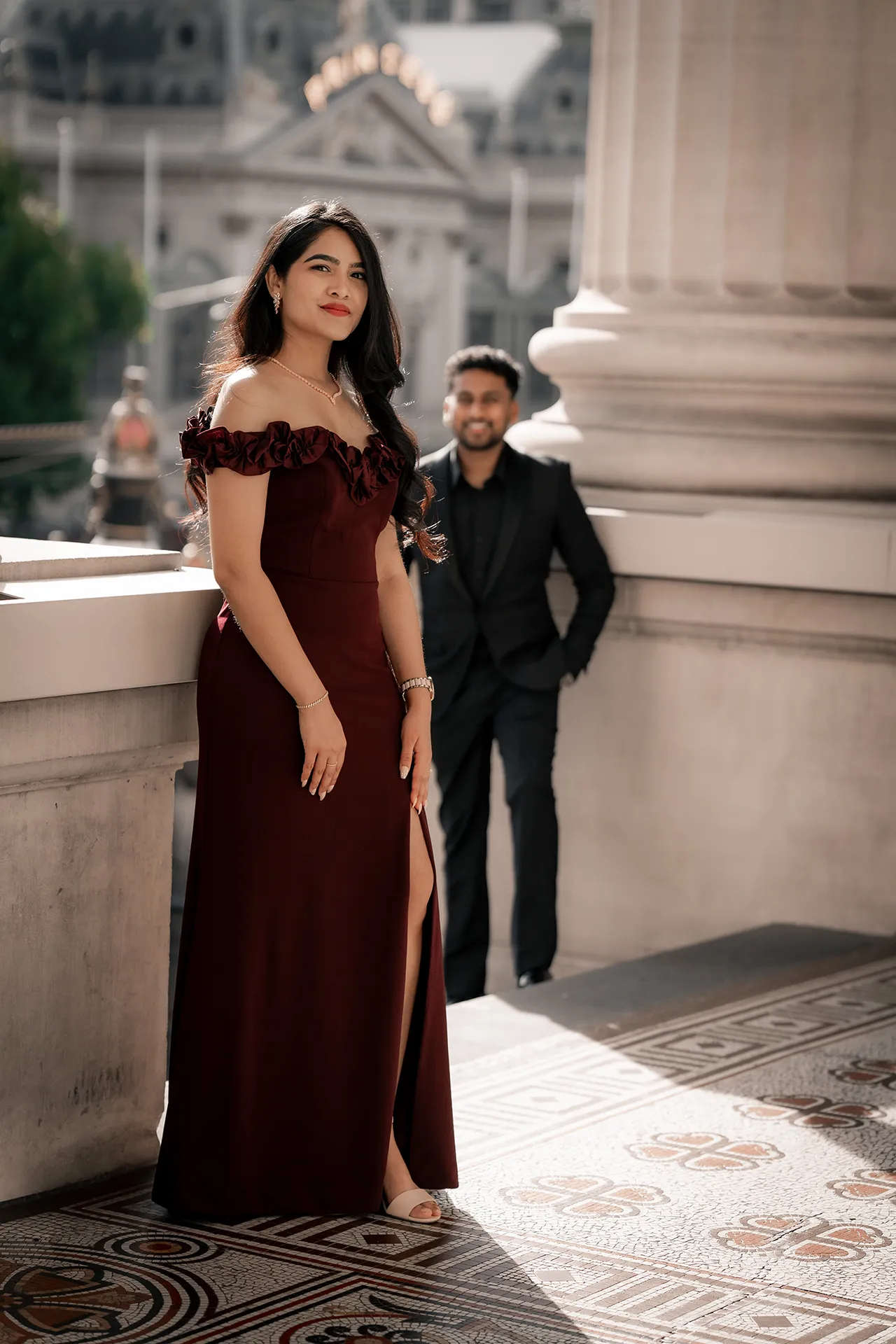 Cinematic pre-wedding photoshoot captured by Prismatic Studioz