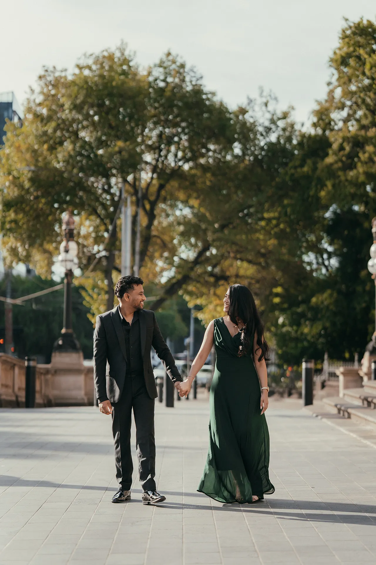 Cinematic pre-wedding photoshoot captured by Prismatic Studioz